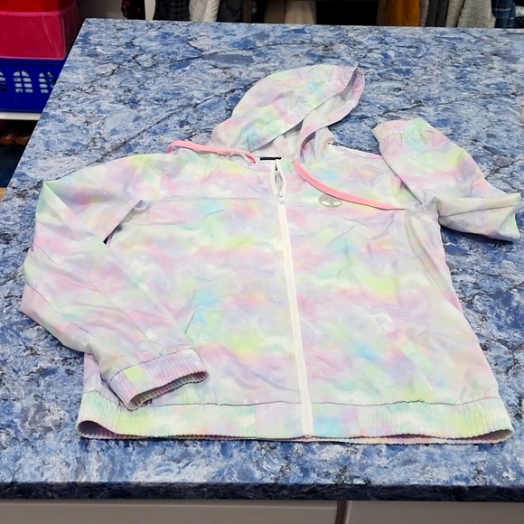 a lab Jackets & Blazers - a lab windbreaker bomber jacket rainbow